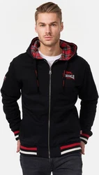 Lonsdale Lancaster Hoodie/Pullover/Sweatjacke (1 Stck) Schwarz/Rot