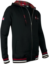 Lonsdale Lancaster Hoodie/Pullover/Sweatjacke (1 Stck) Schwarz/Rot
