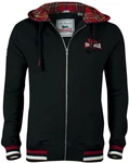 Lonsdale Lancaster Hoodie/Pullover/Sweatjacke (1 Stck) Schwarz/Rot