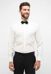 Eterna Hemd Weiß/Creme/Khaki