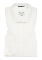 Eterna Hemd Weiß/Creme/Khaki