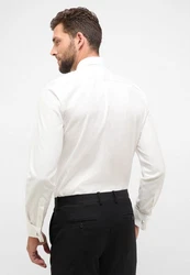 Eterna Hemd Weiß/Creme/Khaki