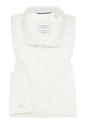 Eterna Hemd Weiß/Creme/Khaki