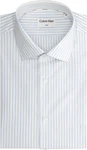 Calvin Klein Langarmhemd THERMO TECH STRIPE FITTED SHIRT 