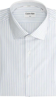 Calvin Klein Langarmhemd THERMO TECH STRIPE FITTED SHIRT Calvin Klein Langarmhemd THERMO TECH STRIPE FITTED SHIRT