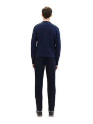 TOM TAILOR Denim Chinohose Dunkelblau/Blau