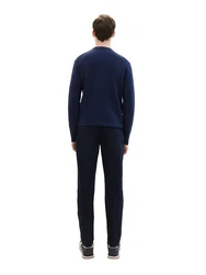TOM TAILOR Denim Chinohose Dunkelblau/Blau