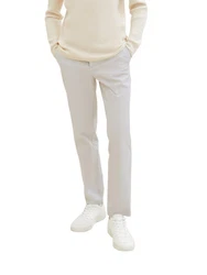 TOM TAILOR Denim Chinohose Khaki/Beige/Braun/Weiß/Grau