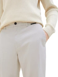 TOM TAILOR Denim Chinohose Khaki/Beige/Braun/Weiß/Grau