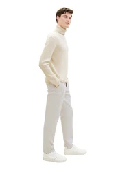 TOM TAILOR Denim Chinohose Khaki/Beige/Braun/Weiß/Grau