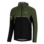 GORE Wear Laufjacke R7 Partial GTX Infinium Hooded Jacket Herren Schwarz/Grün
