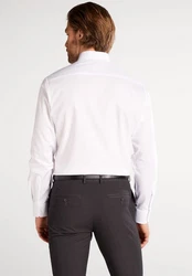 Eterna Langarmhemd Weiß/Creme