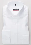 Eterna Langarmhemd Weiß/Creme
