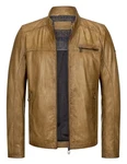 Milestone Lederjacke MSMarco Khaki/Braun/Beige