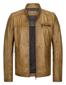 Milestone Lederjacke MSMarco Khaki/Braun/Beige Milestone Lederjacke MSMarco Khaki/Braun/Beige