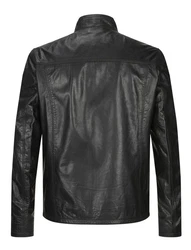 Milestone Lederjacke MSMarco Schwarz/Dunkelgrau/Grau