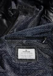 Milestone Lederjacke MSMarco Schwarz/Dunkelgrau/Grau