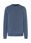 MAERZ Muenchen Wollpullover Rundhals 1/1 Arm Dunkelblau/Grau/Blau