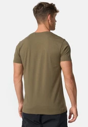 Indicode T-Shirt GOTSVegas Dunkelgrün/Khaki