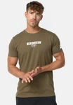 Indicode T-Shirt GOTSVegas Dunkelgrün/Khaki