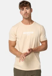 Indicode T-Shirt GOTSVegas Beige/Khaki