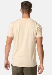 Indicode T-Shirt GOTSVegas Beige/Khaki