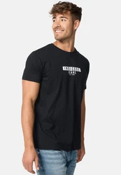 Indicode T-Shirt GOTSVegas Dunkelblau/Schwarz/Grau/Rot
