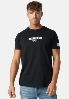Indicode T-Shirt GOTSVegas Dunkelblau/Schwarz/Grau/Rot