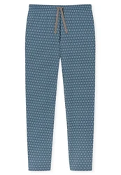 Schiesser Schlafanzug Hose Hellblau/Grau/Blau