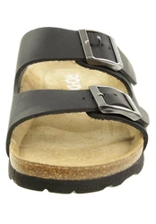 Rohde Hausschuhe Pantolette Schwarz/Beige/Creme/Braun