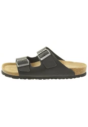 Rohde Hausschuhe Pantolette Schwarz/Beige/Creme/Braun