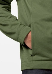 Jack Wolfskin Fleecejacke WALDSEE HOODED JKT Dunkelgrün/Grün