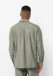 Jack Wolfskin Funktionshemd SANDROUTE SHIRT Dunkelgrün/Grün
