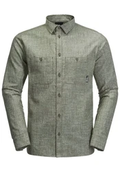 Jack Wolfskin Funktionshemd SANDROUTE SHIRT Dunkelgrün/Grün