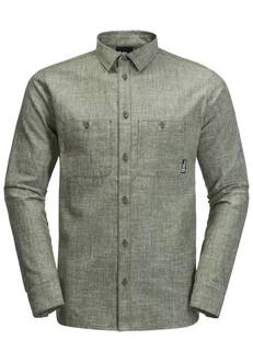 Jack Wolfskin Funktionshemd SANDROUTE SHIRT Dunkelgrün/Grün