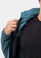 Jack Wolfskin Fleecejacke FORTBERG FZ Hellblau/Blau/Grau/Türkis