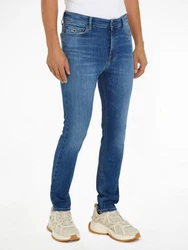 Tommy Jeans Skinny-fit-Jeans Simon Slim (5-Pocket-Style) Hellblau/Blau
