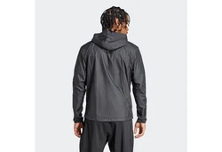 ADIDAS PERFORMANCE Sportjacke Own The Run Dunkelgrau/Hellgrau/Grau/Schwarz
