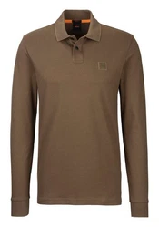 BOSS ORANGE Poloshirt Passerby Khaki/Braun/Grau