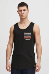 Blend Tanktop BLEND Style BHElei Schwarz/Hellblau/Braun