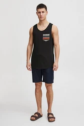 Blend Tanktop BLEND Style BHElei Schwarz/Hellblau/Braun