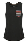 Blend Tanktop BLEND Style BHElei Schwarz/Hellblau/Braun