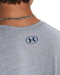 Under Armour T-Shirt UA M BRANDED GEL STACK SS Stahl Hellmelange
