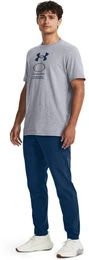 T-Shirt UA M BRANDED GEL STACK SS STEEL LIGHT HEATHER