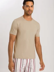 Hanro T-Shirt Living Shirts Khaki/Braun