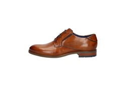 bugatti Herren Business Schnürschuh 311-AJY01-1100-6300 Braun/Hellblau/Orange/Beige/Rot