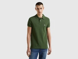 United Colors of Benetton Poloshirt mit Label-Badge 