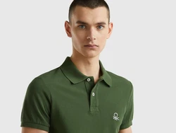 United Colors of Benetton Poloshirt mit Label-Badge 