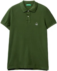 United Colors of Benetton Poloshirt mit Label-Badge 