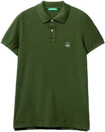 Poloshirt mit groem Label-Badge